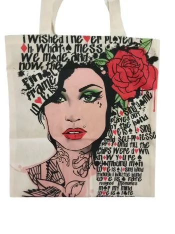 Tote bag sac cabas Amy Winehouse