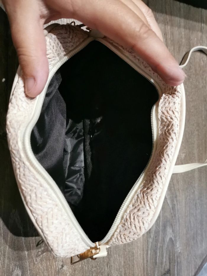 Sac en paille en bandoulière rectangulaire - photo numéro 4