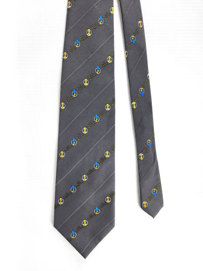 Cravate grise The Simpsons - Homer & Marge - Vintage 2001 - photo numéro 2