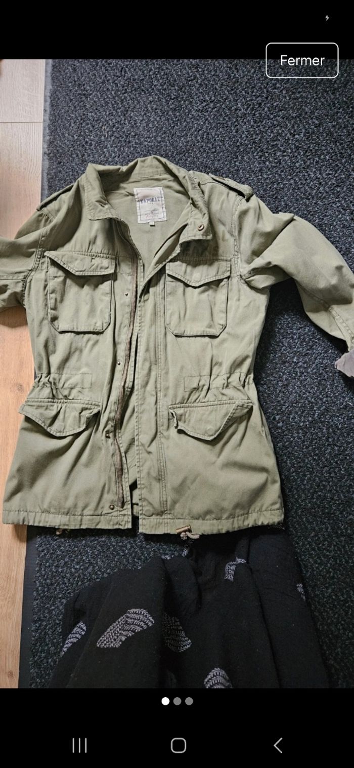 Vends veste kaki kaporal