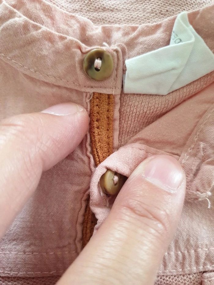 Polo zara vieux rose 18/24m - photo numéro 2