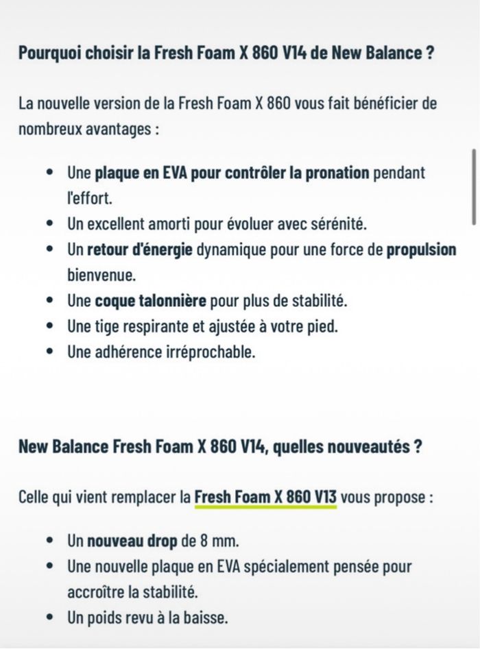 Baskets Running New Balance Fresh Foam 860 V14 - photo numéro 9