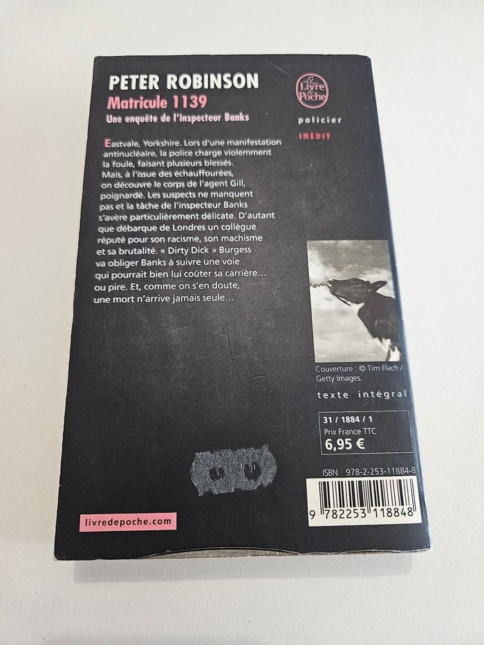 Peter Robinson: Tome 3 "Matricule 1139" - photo numéro 2