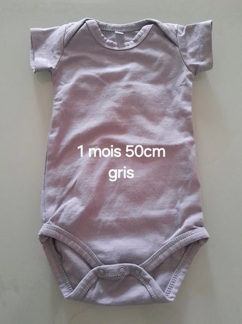 Body MC 1 mois gris