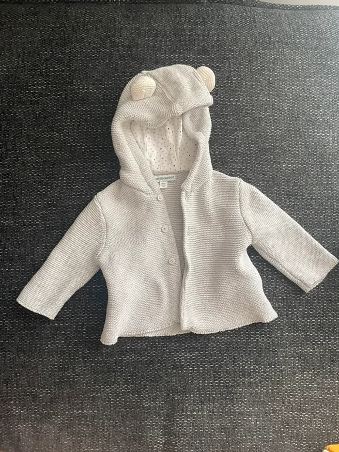 Manteau gris clair