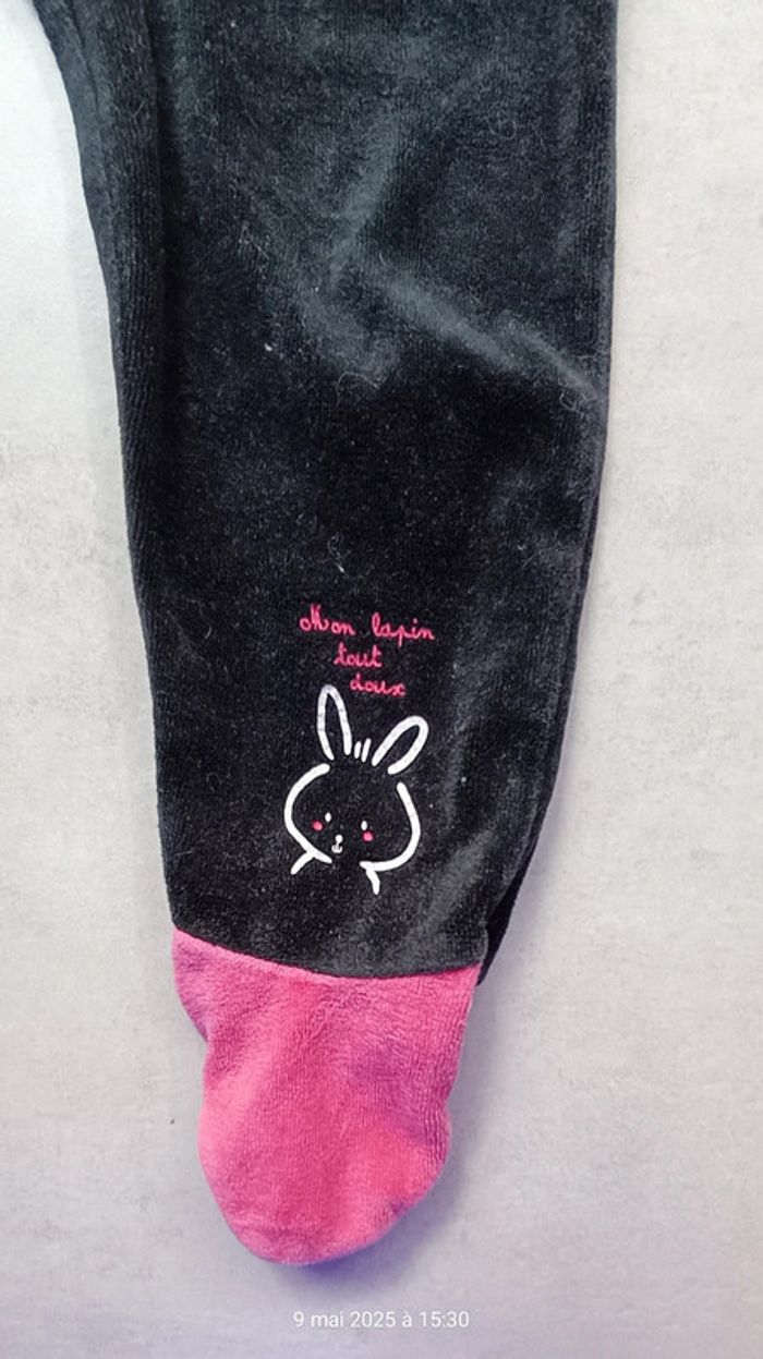 Pyjama velours fille - 24 mois - photo numéro 3