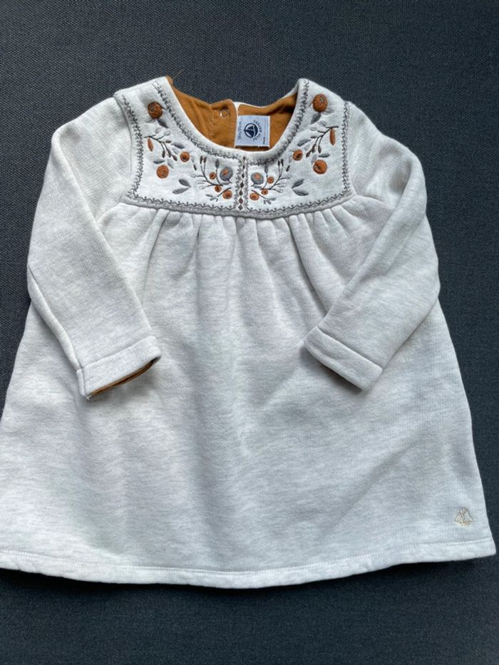 Robe molletonnée petit bateau 18 mois