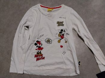 haut tee shirt manches longues fille 10 ans disney