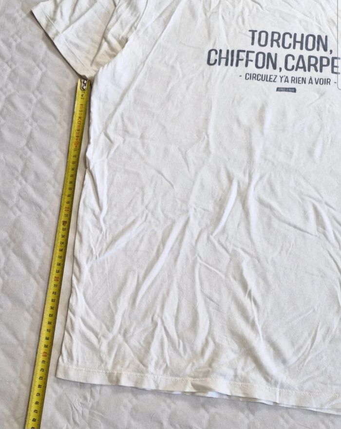 Monsieur tshirt T-shirt Blanc Droit Homme XXL Humour - photo numéro 5