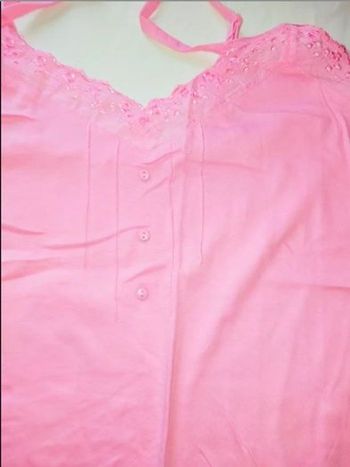 Robe de nuit rose clair, T42, neuve XL / 42 / 14·Neuf sans étiquette·BELLAMY