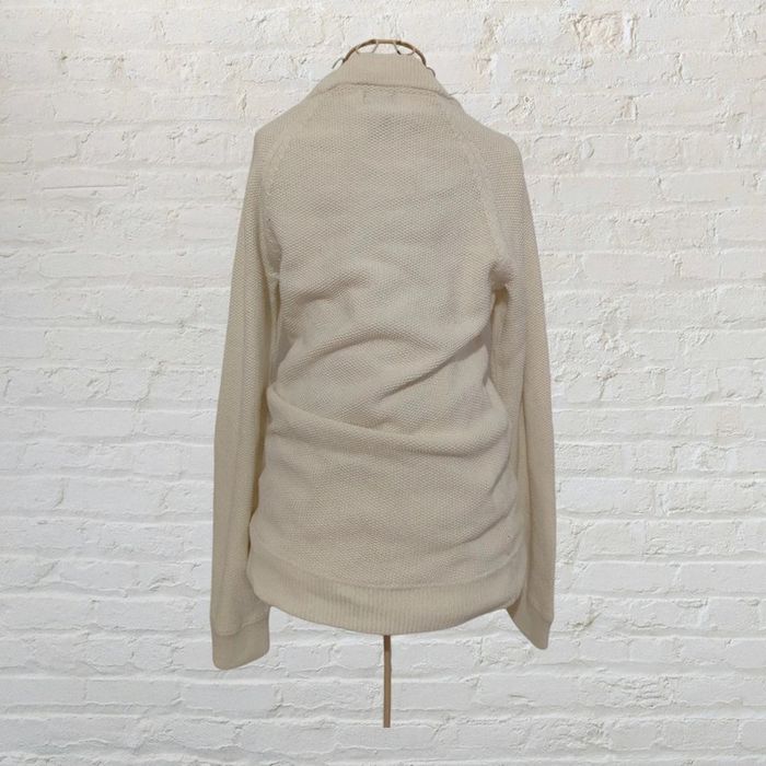 Pull semi-serré un peu long H&M blanc Taille S - photo numéro 5