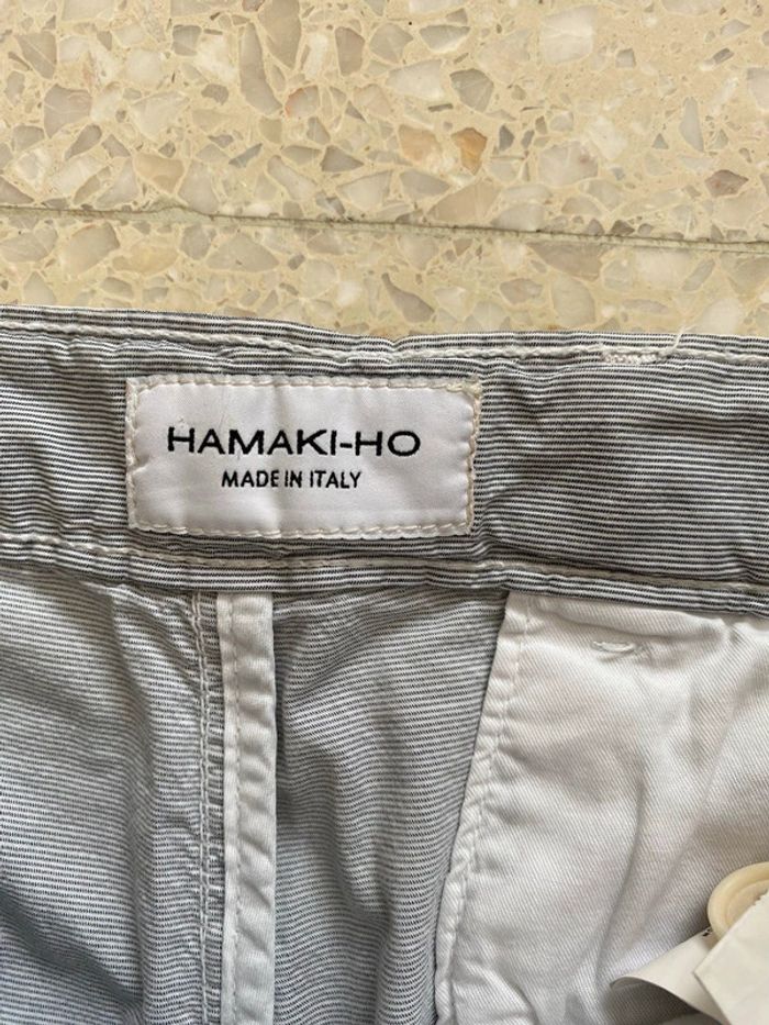Pantalon gris à rayures Hamaki-Ho taille 40 très bon état - photo numéro 11