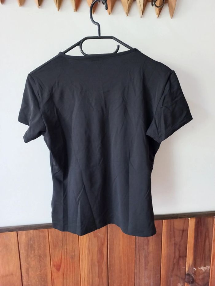 Tee-shirt noir polyamide - photo numéro 2