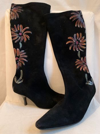 Bottes à petits talons