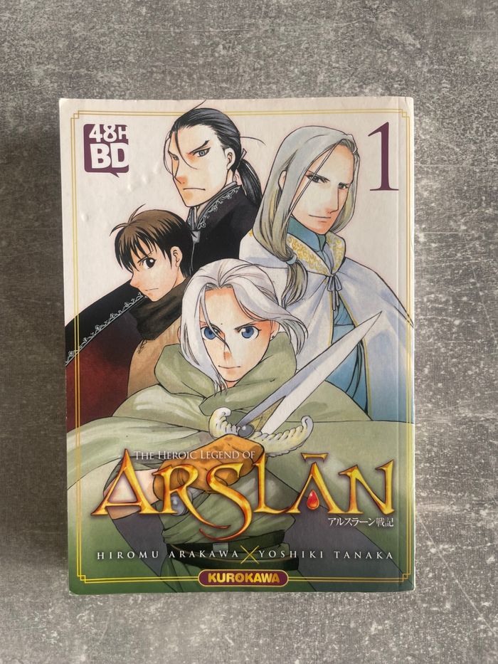Manga Arslan Tome 1 en version française.