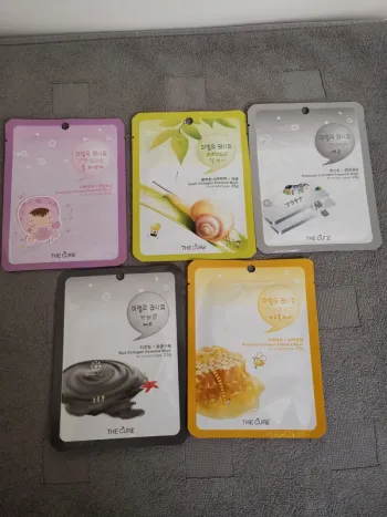 Lot de 5 masques visage