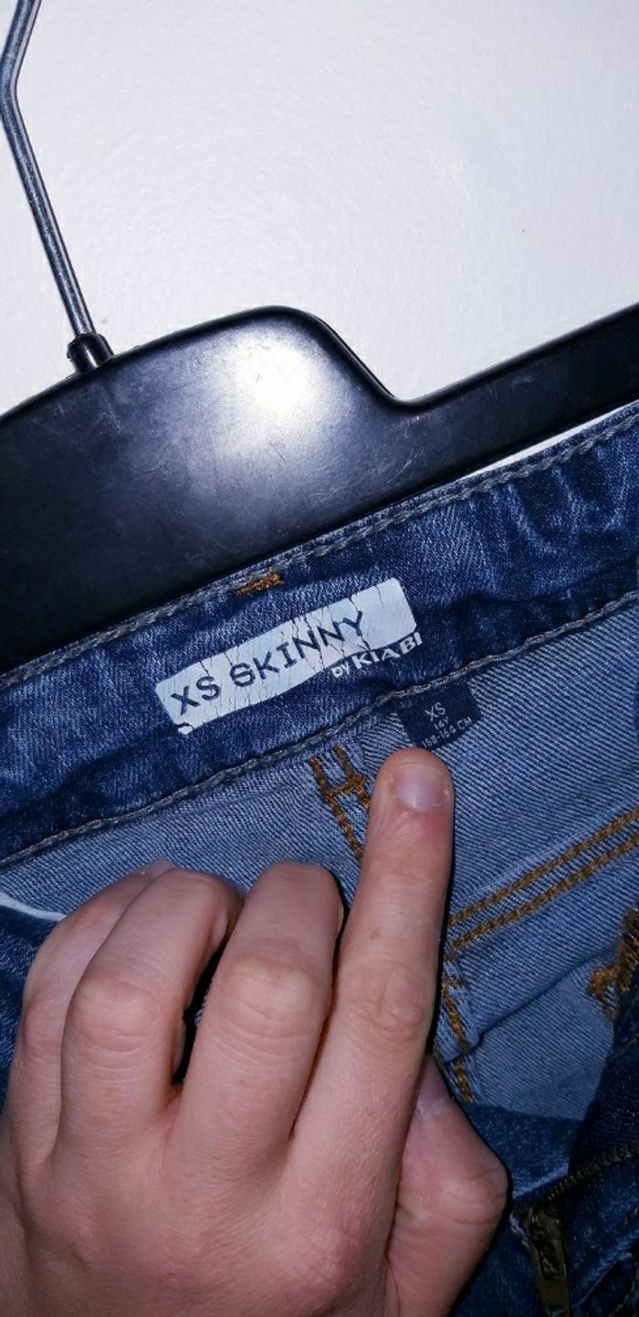 👖 Jean skinny Kiabi XS/14 ans - photo numéro 3