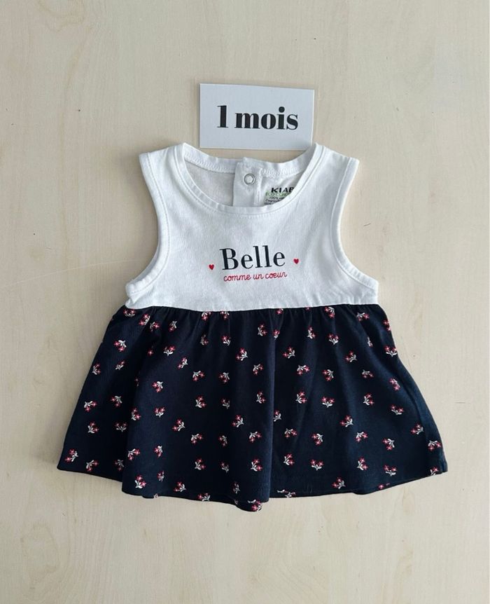 Robe été - Kiabi - bébé fille - taille 1 mois 53/55 cm