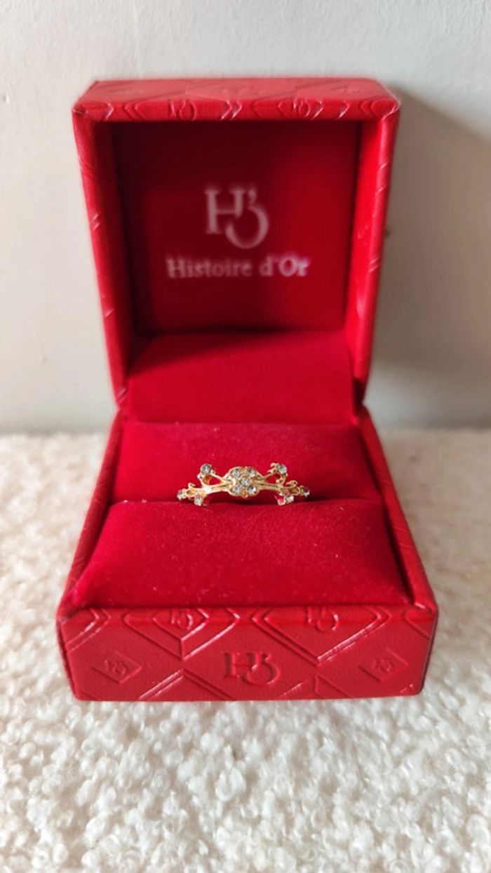 Bague de fiançailles dorée - 17,1mm - photo numéro 2