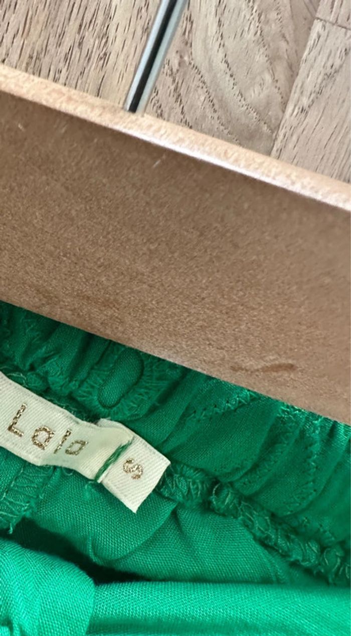 Short vert brodé - photo numéro 5