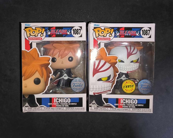 Lot 2 Figurines Funko Pop / Ichigo 1087 / Bleach / Funko Spécial édition (1 Chase + 1Normal)