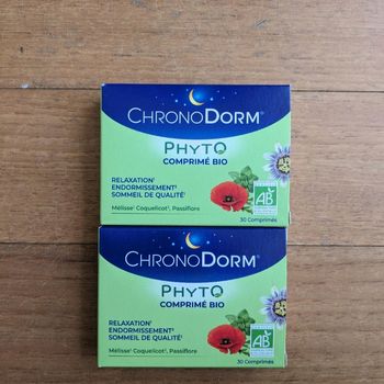Lot de 2 boites de Chronodorm phyto comprimé bio