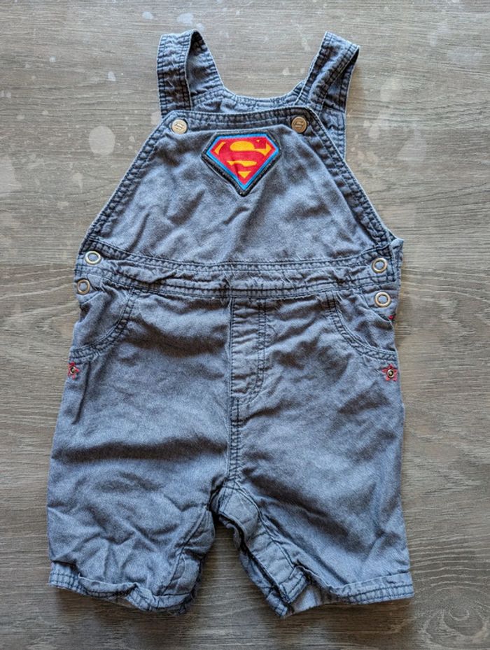 Salopette short Superman
