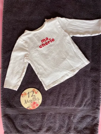 Tee shirt « ma chérie » Kiabi 12 mois