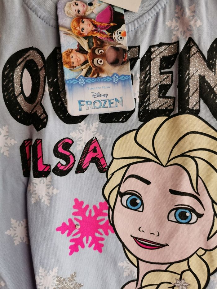 Tee shirt reine des neiges - photo numéro 2