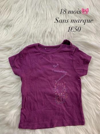 T-shirt 🎀 18 mois