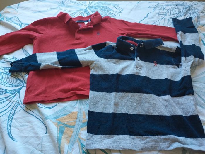 Lot polo manches longues