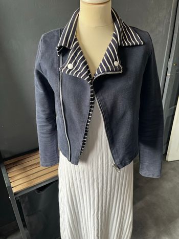 Veste style perfecto petit bateau