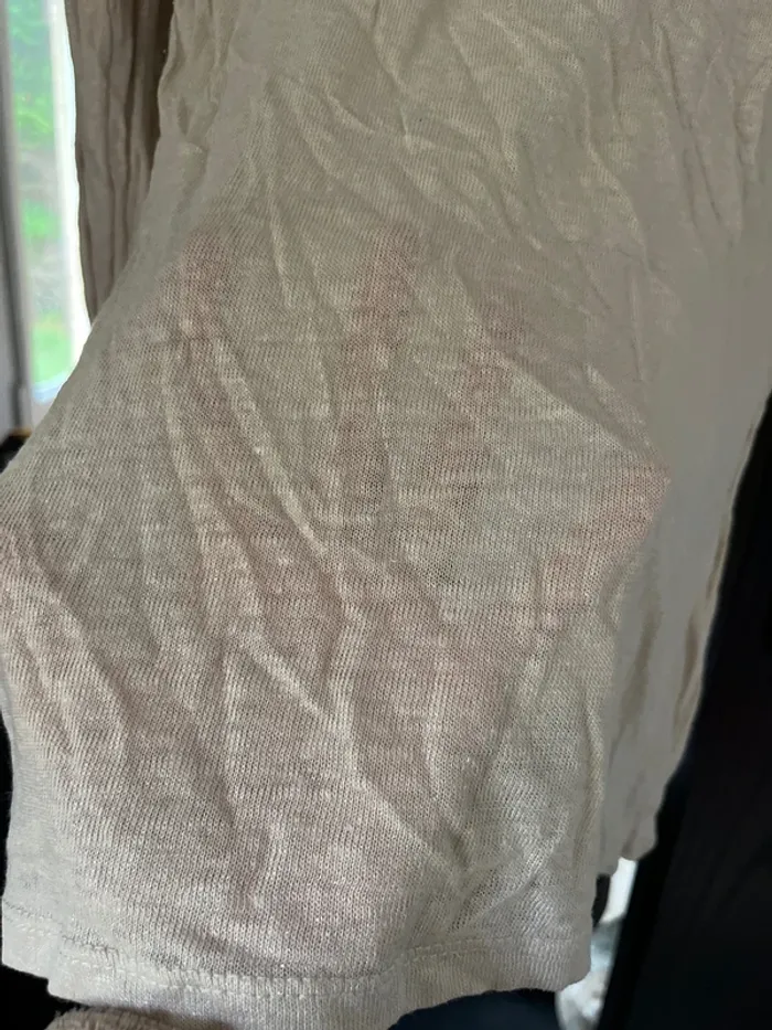 Blouse légère irisée Camaïeu 100%lin - photo numéro 3