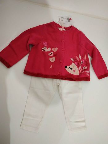 Ensemble legging, haut manche longue et veste