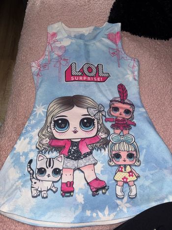 Robe Lol surprise taille 6 ans
