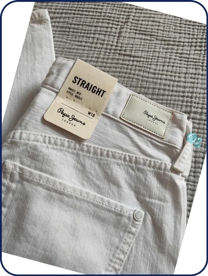 Jeans Pepe jeans femme / blanc