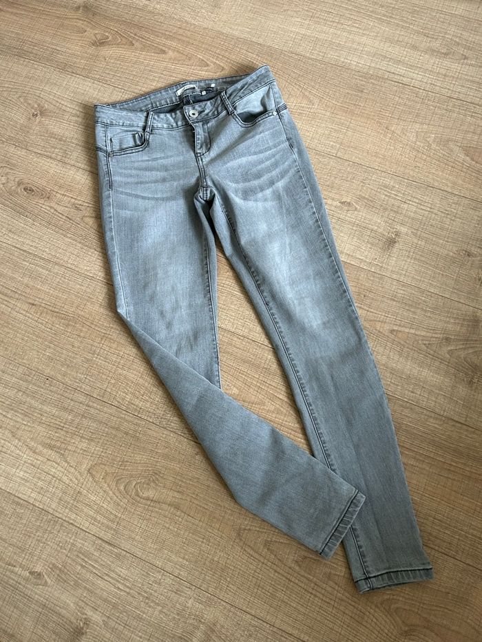 Jean skinny gris LPB Woman taille 36 excellent état - photo numéro 8