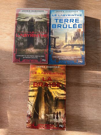 Lot de 3 livres labyrinthe petit format