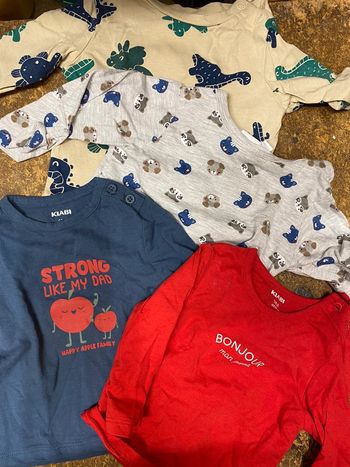 Lot 5 tee shirt manches longues