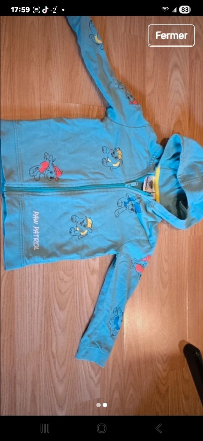 Gilet pat.patrouille 4 ans - photo numéro 2