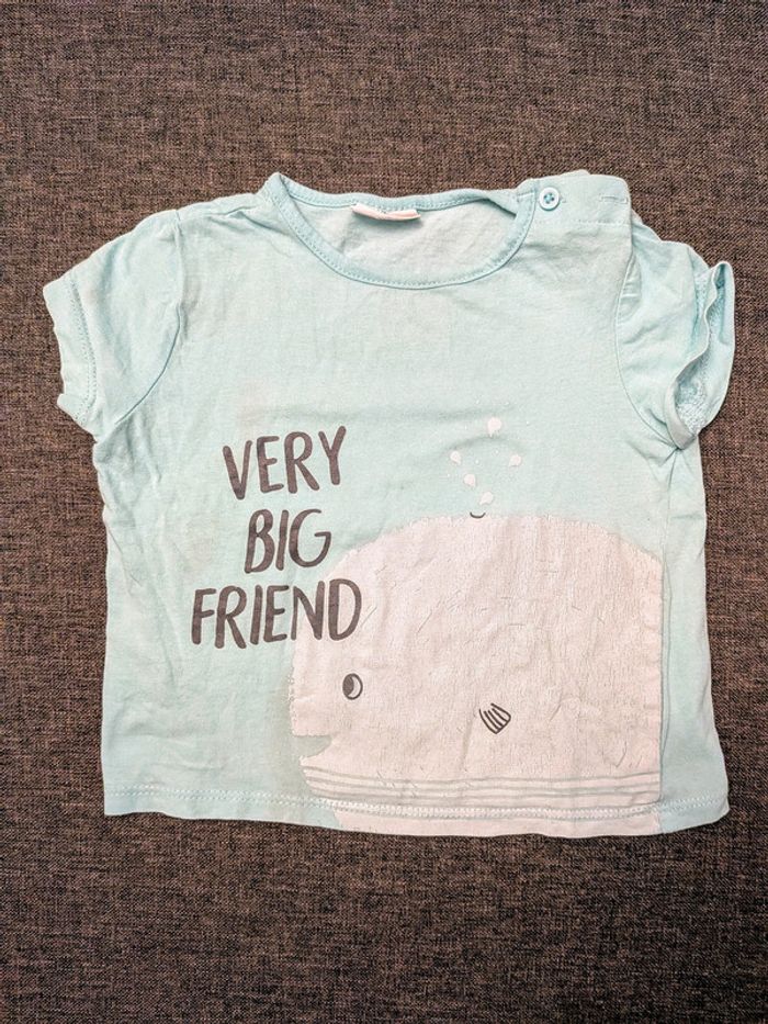 Lot de 6 T-Shirts manches courtes - 12 mois - Multi marques - Très bon état - photo numéro 8