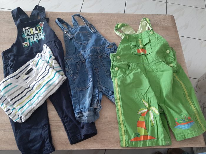 Lot salopettes été 18 mois
