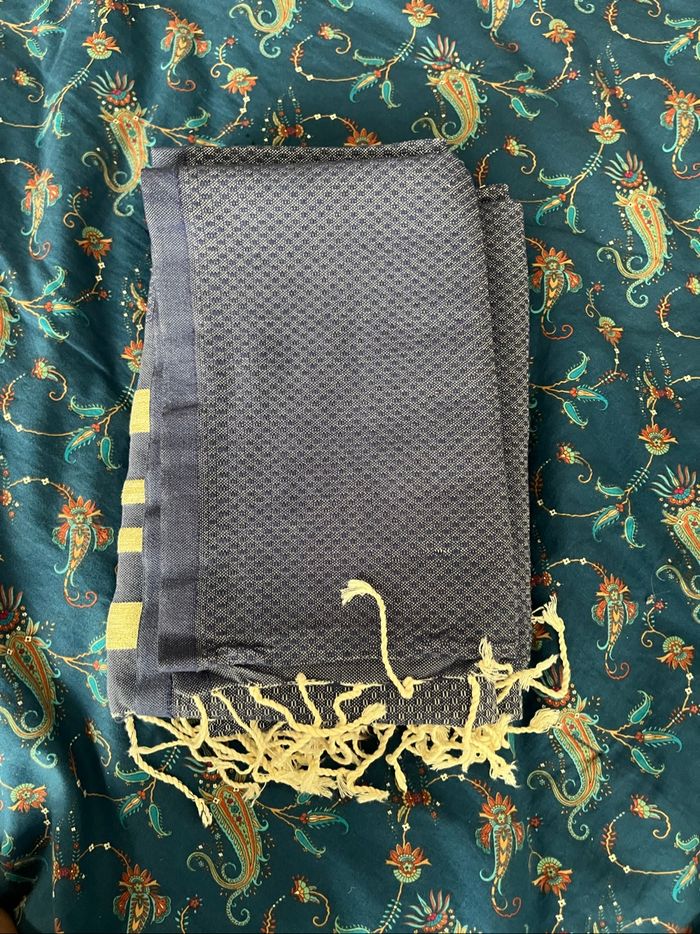 Belle fouta bleue et or - photo numéro 7