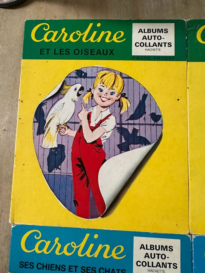 Lot de 4 livres albums autocollants rares Caroline Pierre Probst vintage anciens - photo numéro 4