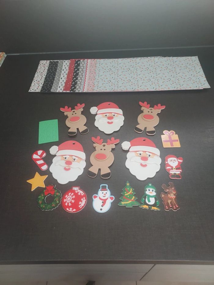 Lot scrapbooking décoration Noël