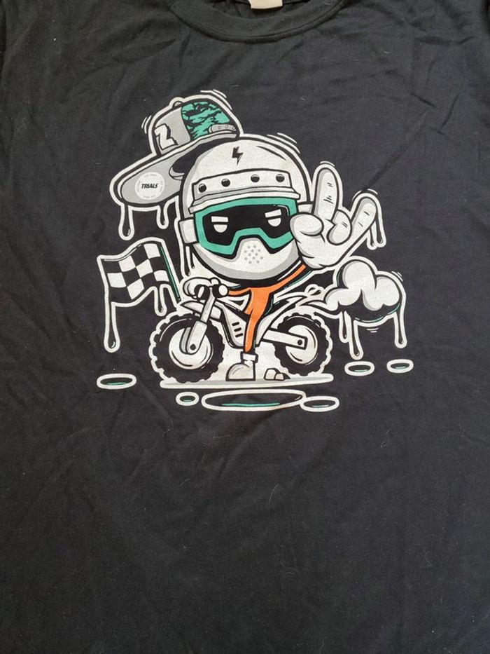T-shirt noir Gildan