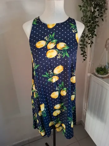 🍋 Robe été citrons T38