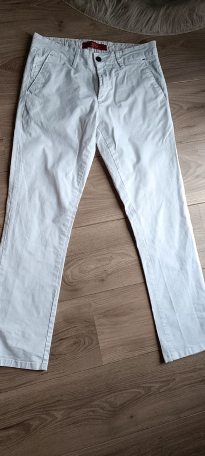 Pantalon blanc Zara S - photo numéro 3