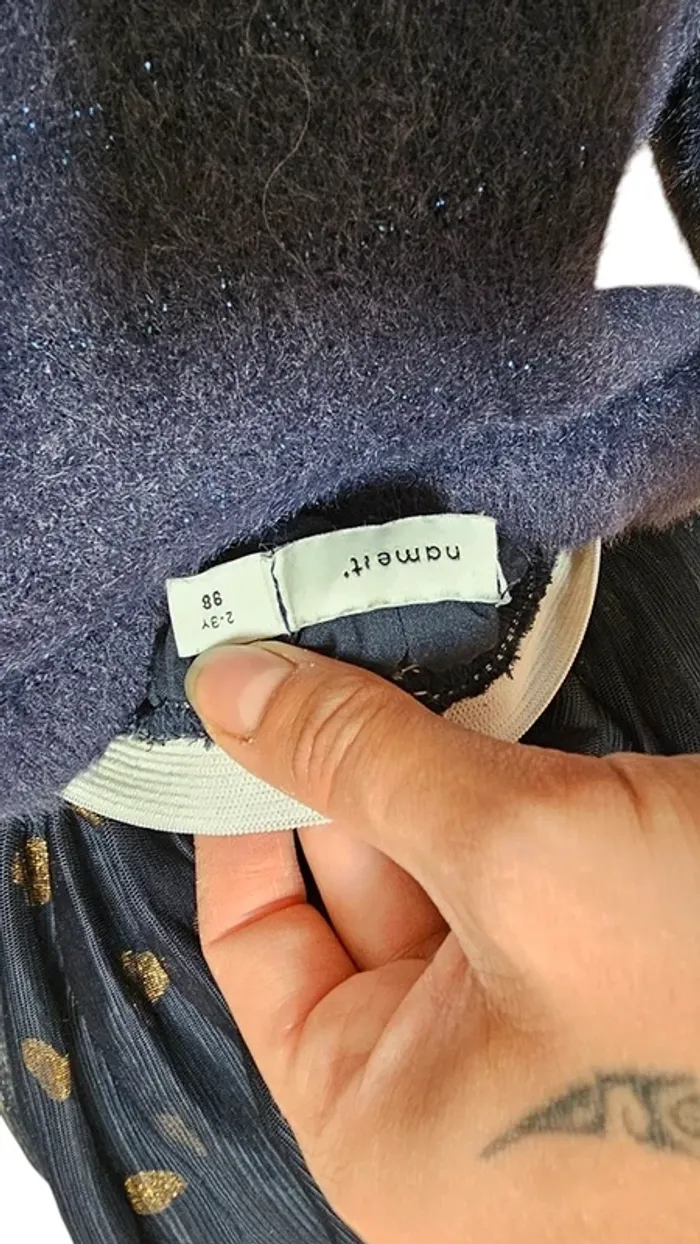 Pull Name It – 24-36 mois / 92 cm – Marine – État : Excellent - photo numéro 4
