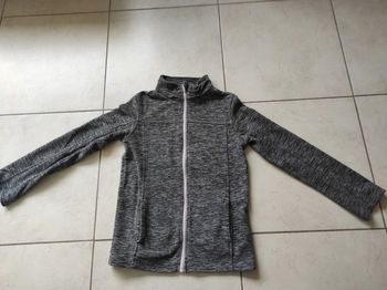 Gilet zippé polaire fille 12 ans